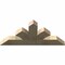 Ekena Millwork Richland Rough Sawn Timber Gable Bracket, Douglas Fir, 48"W x 22"H x 4"D x 6"F, 11/12 Pitch GBW048X22X0406RIC00RDF - alternate 5